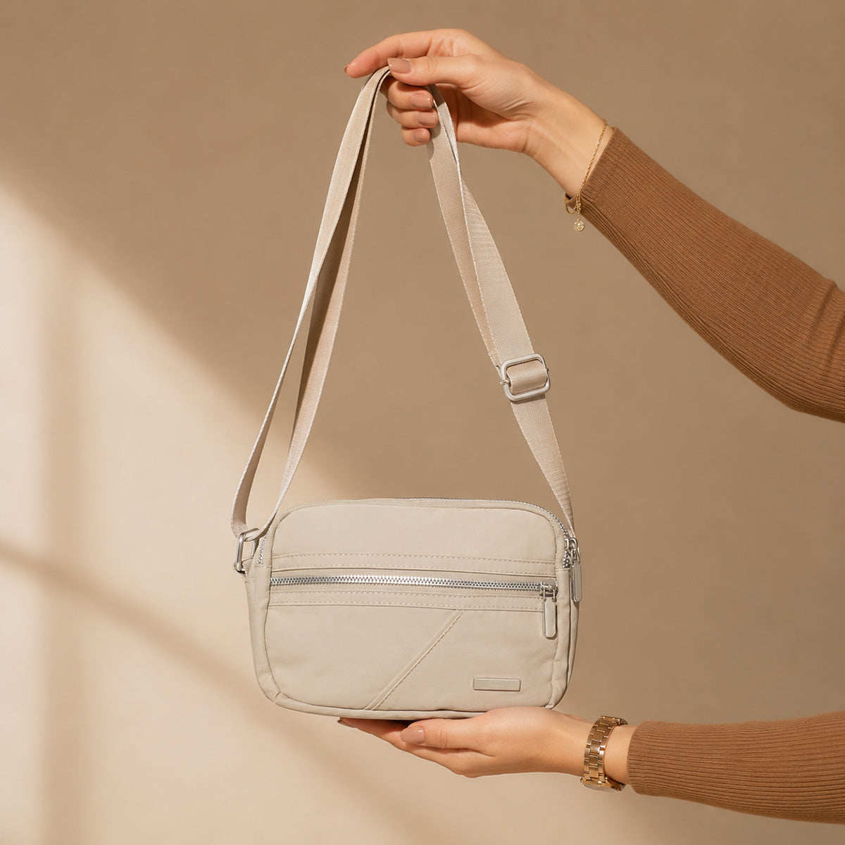 BOLSA BLANCA PARA MUJER LADY PAULINA CROSSBODY