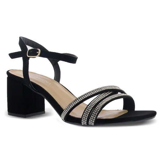 Sandalia de Tacón Lady Paulina Almendra 212024 Negro