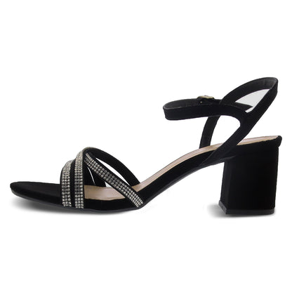 Sandalia de Tacón Lady Paulina Almendra 212024 Negro