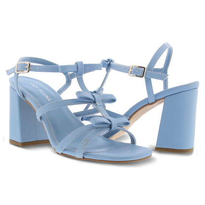 Sandalia de Tacón Lady Paulina 227021 Azul